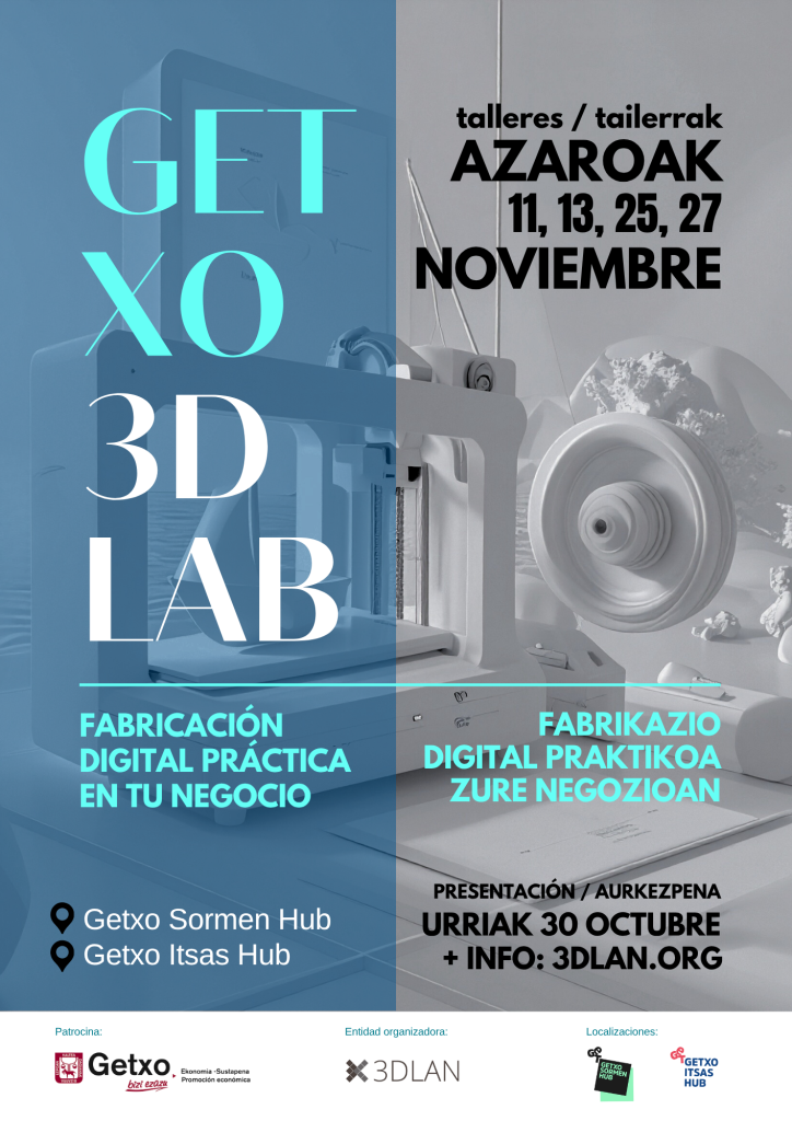 cartel de Getxo 3DLab 2025