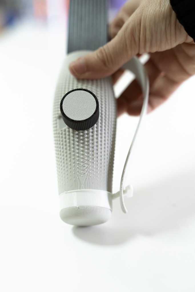 detalle de rosca de adaptador de cuchillo impreso en 3D