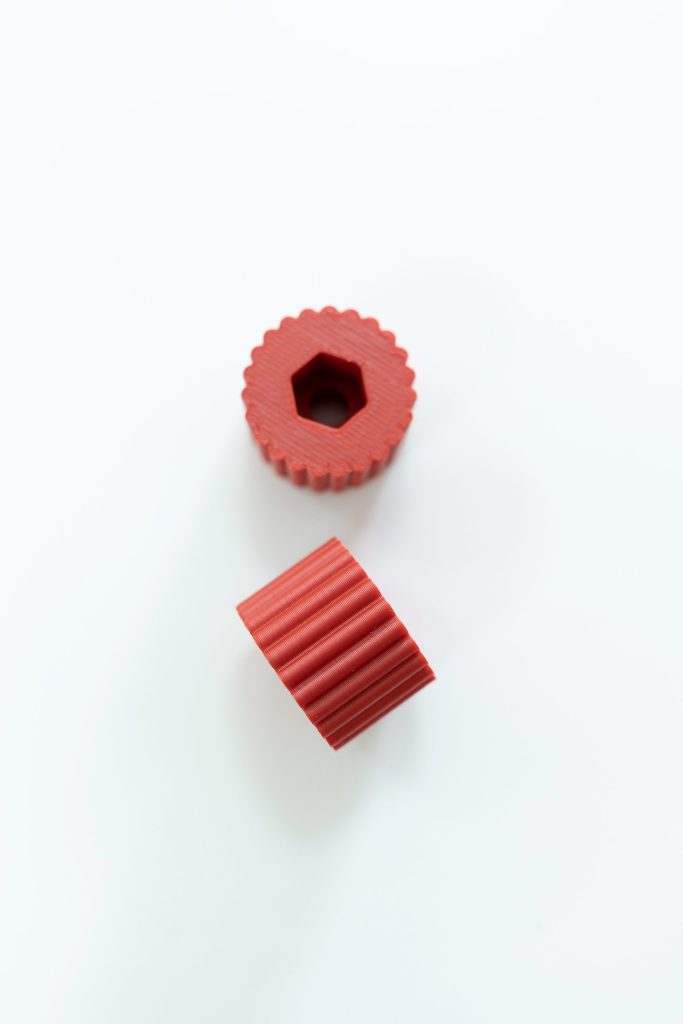 piezas para tornillos impresos en 3D