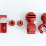 piezas para anclaje a silla de ruedas impresas en 3d