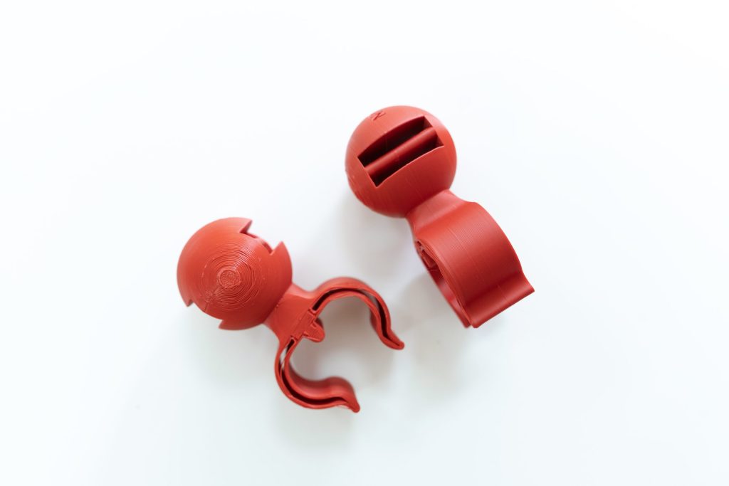 Piezas impresas en 3D para anclaje a silla de ruedas