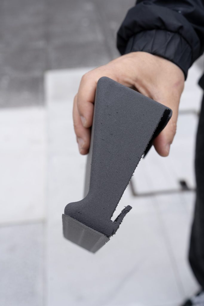Reposabrazos impreso en foam