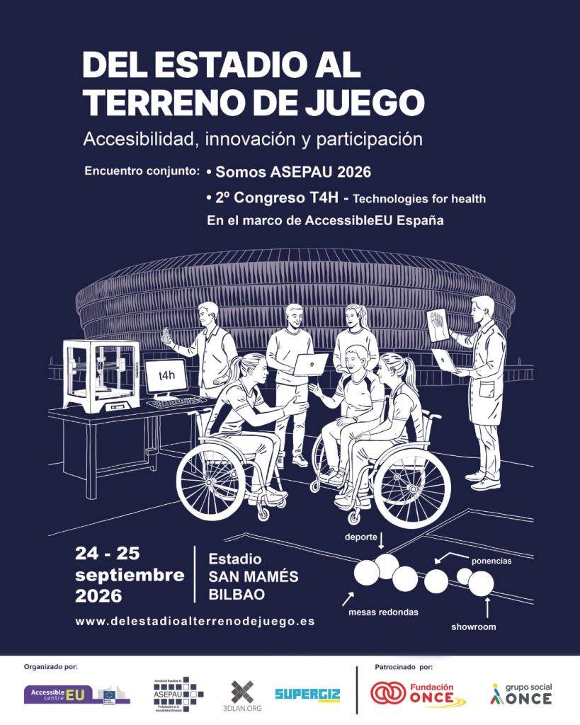 Cartel del evento "Del estadio al terreno de juego"